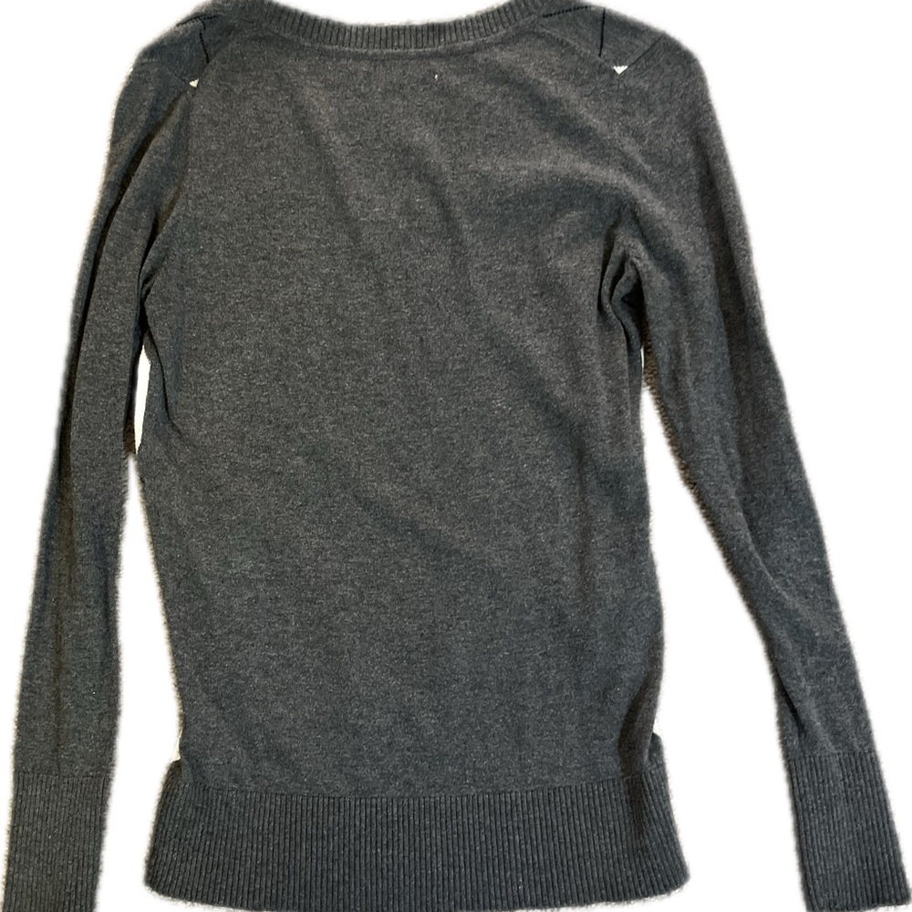 Old Navy - Grey Argyle - Medium Women's Sweater - Picture 3 of 3